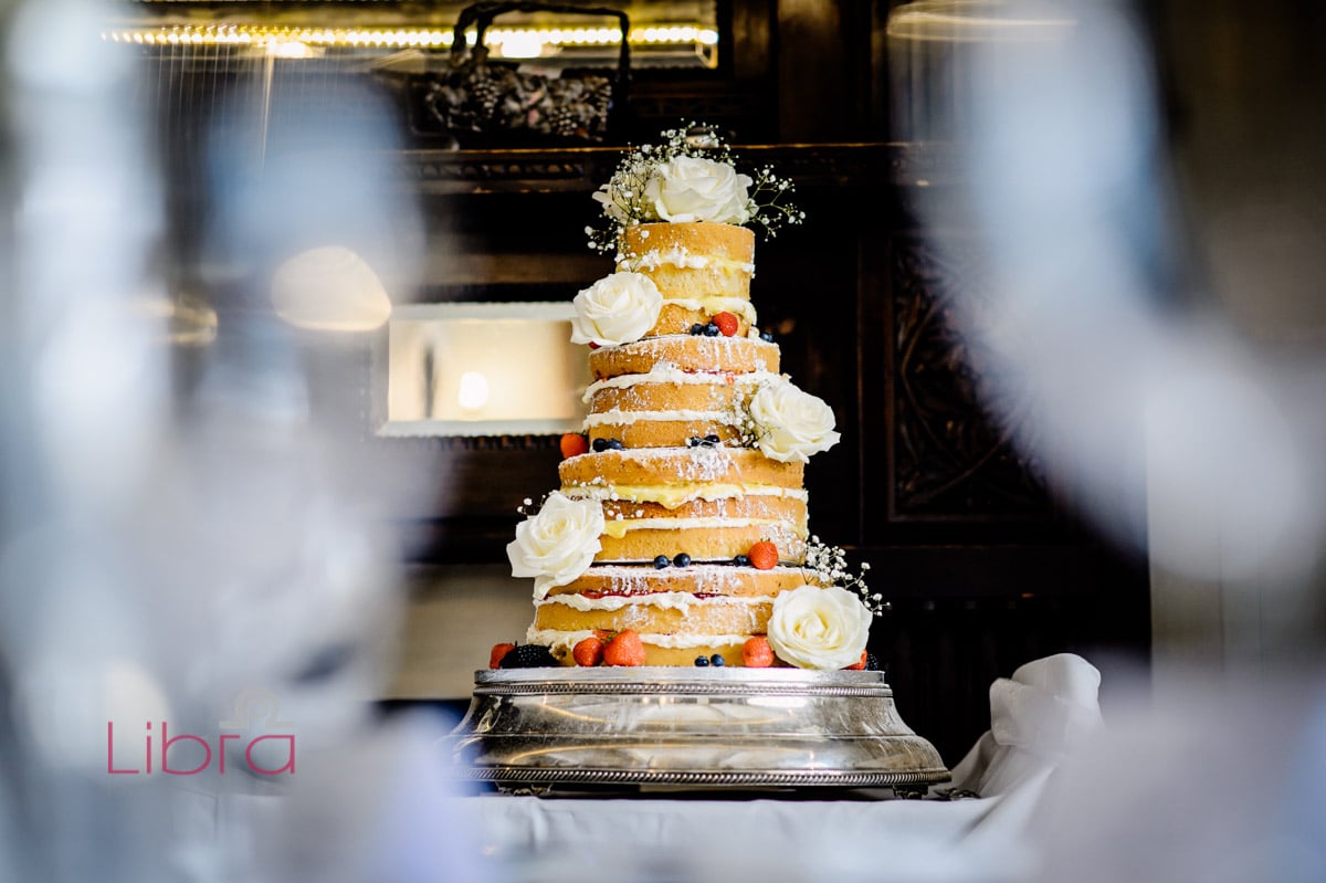 Naked cake photo by Libra Photographic. At LIlly Langtree Hotel.