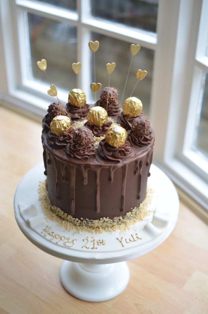 Ferraro Rocher birthday cake