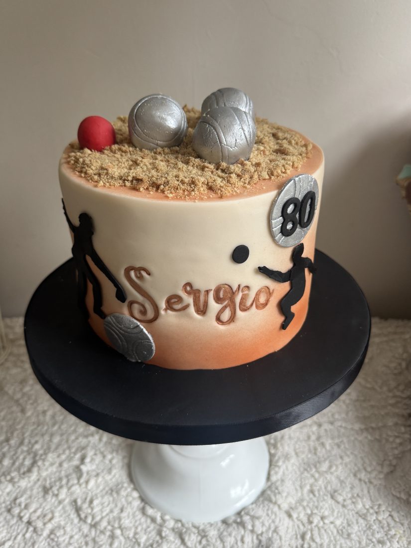 Petanque cake
