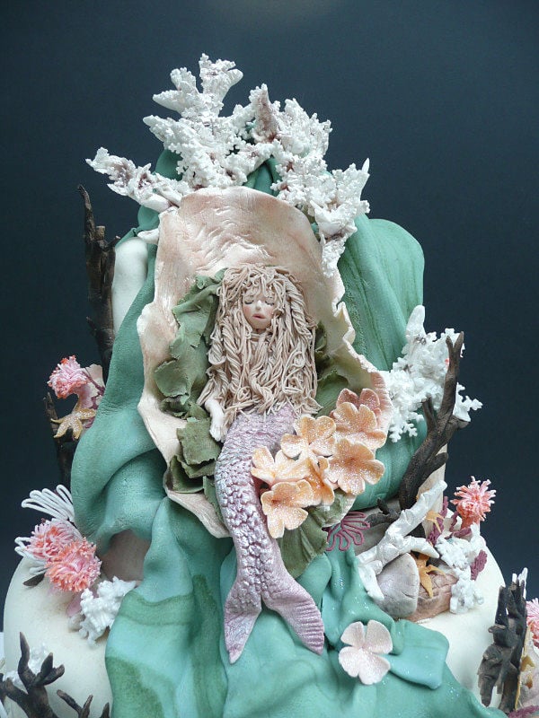 Gold award winning mermaid cake