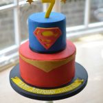 Supergirl! birthday cake