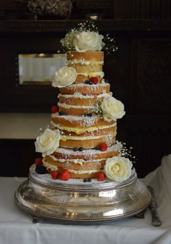 Four tier lemon & Victoria at Lilly Langtree Hotel