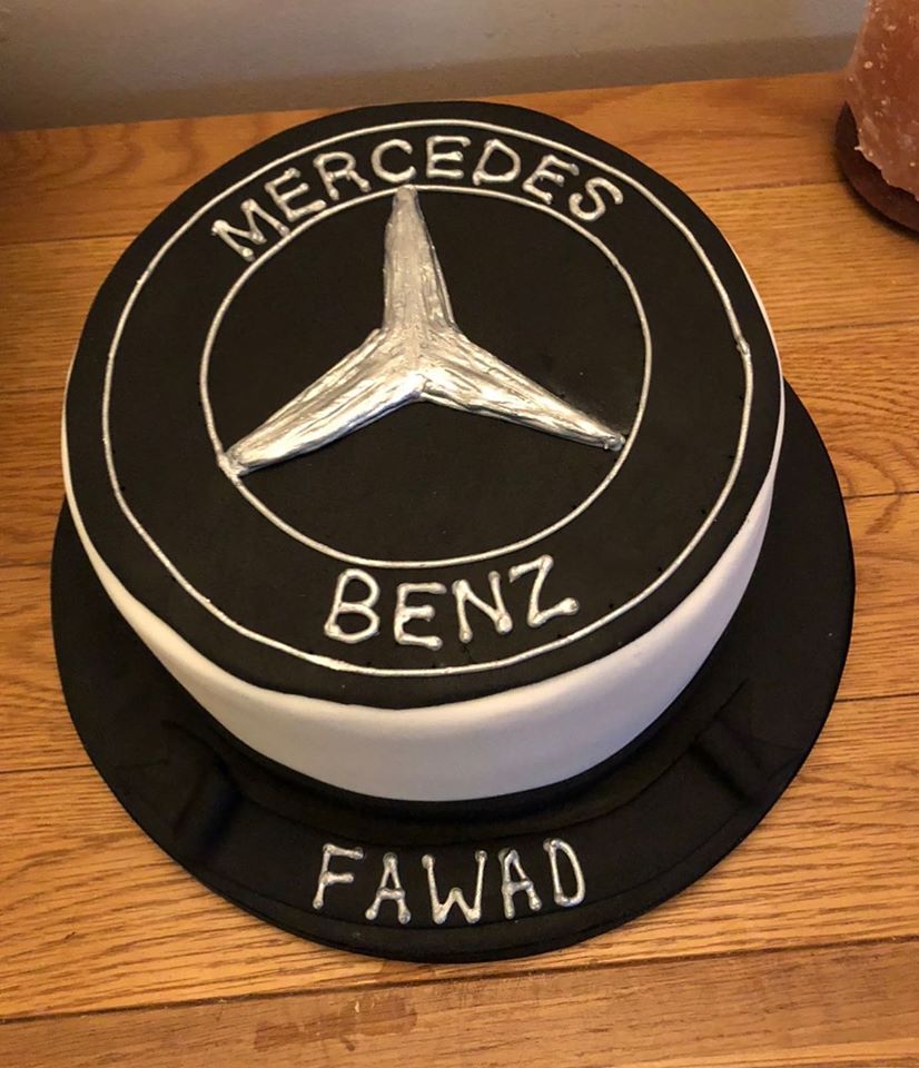 Mercedes car cake