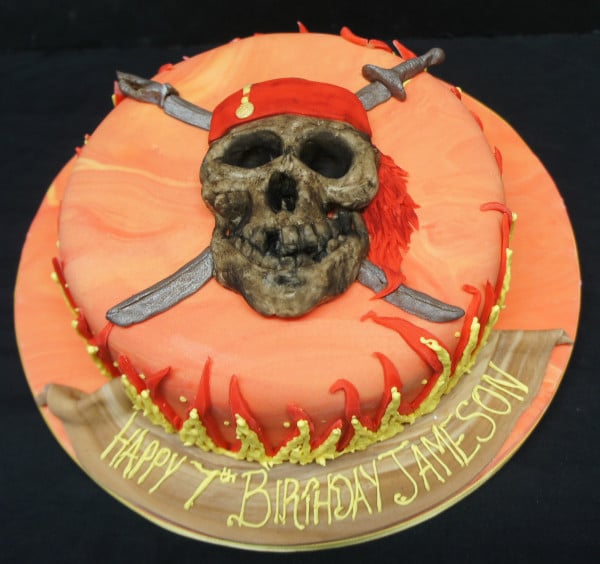 Pirates birthday cake