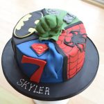 Superheroes Birthday cake