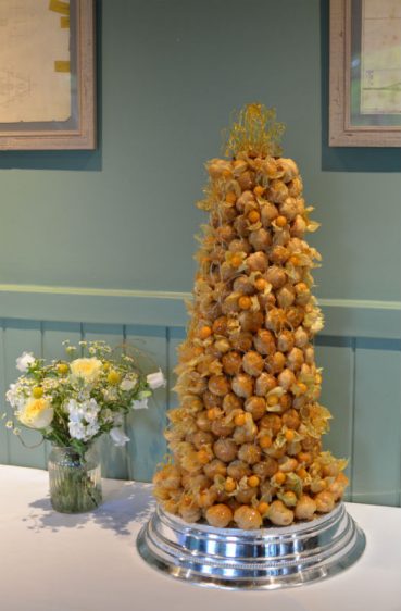 Another croquembouche at The Master Builders Beaulieu Hampshire