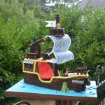 Jake and the Neverland Pirate Ship Cake