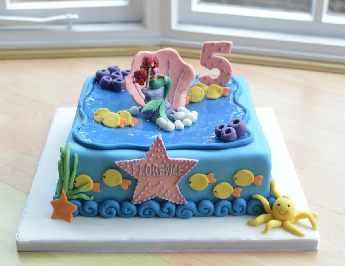 Little Mermaid cake.