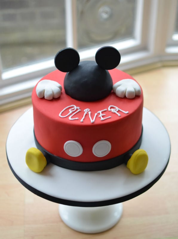 Mickey Mouse birthday cake