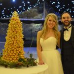Christmas croquembouche in the Cotswolds