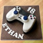 Playstation controller birthday cake